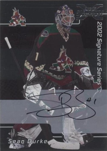 2002-03 In the Game Be A Player Signature Series - Sean Burke #022