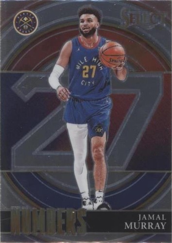 2021-22 Panini Select Numbers Jamal Murray #8 Denver Nuggets