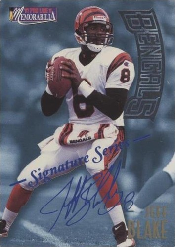 1997 Pro Line II Memorabilia Jeff Blake #MEM10