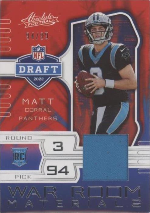 2022 Panini Absolute Matt Corral #2