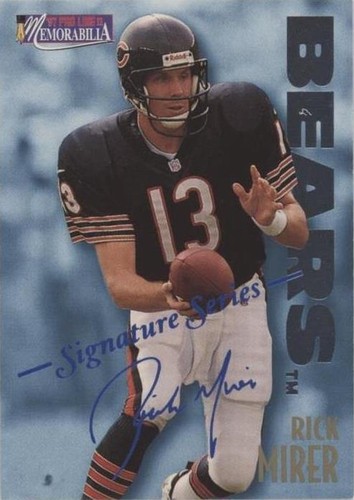 1997 Pro Line II Memorabilia Rick Mirer #MEM9