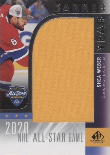 2020-21 Upper Deck SP Game Used - Shea Weber #AS20-SW