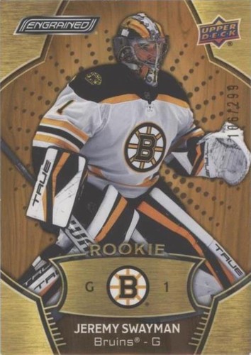 2023-24 Upper Deck Engrained - Jeremy Swayman #196