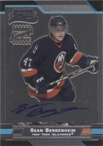2003-04 Bowman Chrome Draft Picks & Prospects - Sean Bergenheim #149