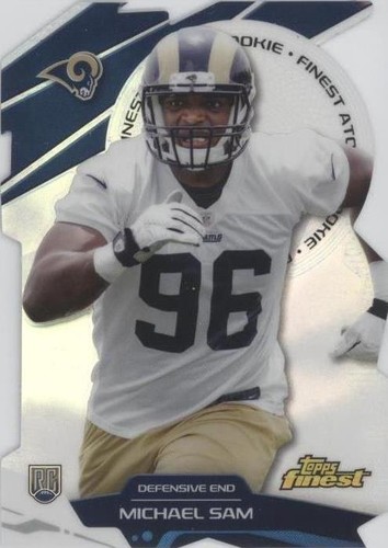 2014 Topps Finest Michael Sam #FAR-MS