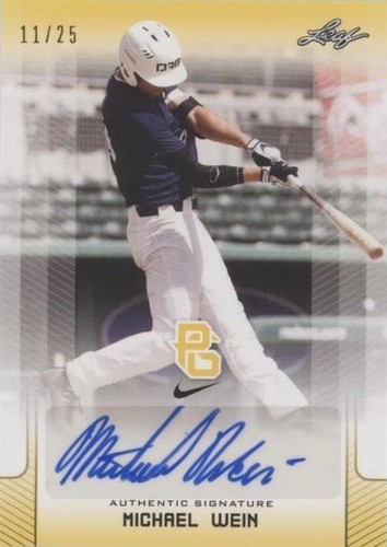 2017 Leaf Perfect Game National Showcase - Michael Wein #BA-MW2