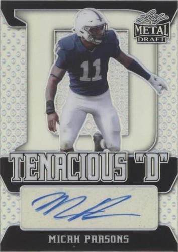 2021 Leaf Metal Draft Micah Parsons #TD-MP1