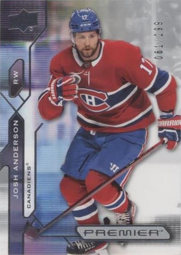 2021-22 Upper Deck Premier - Josh Anderson #66