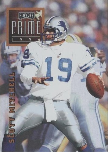 1996 Playoff Prime Scott Mitchell #027