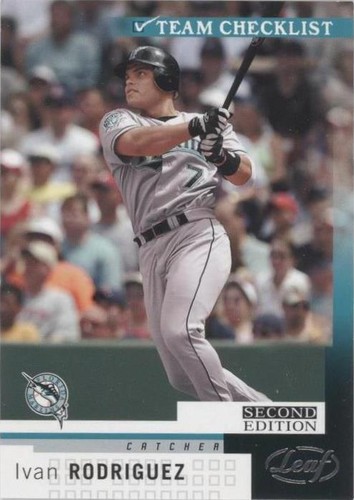 2004 Leaf Second Edition - Ivan Rodriguez #291