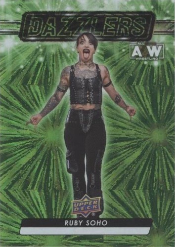 Ruby Soho 2024 Upper Deck AEW DAZZLERS ORANGE PARALLEL Card