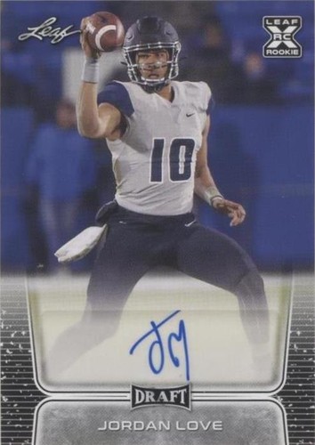 2020 Leaf Draft Jordan Love #BA-JL1