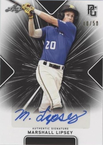 2021 Leaf Perfect Game National Showcase - Marshall Lipsey #BA-ML1