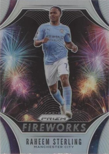 2020-21 Panini Prizm Premier League Raheem Sterling #7