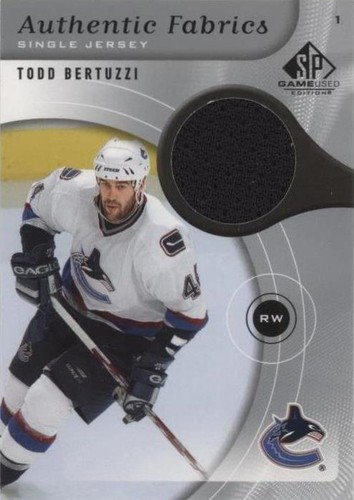 2005-06 SP Game Used Edition - Todd Bertuzzi #AF-TB