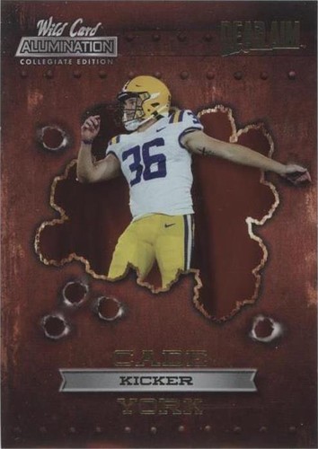 2021 Wild Card Alumination NIL Collegiate Edition Cade York #ANDA-25