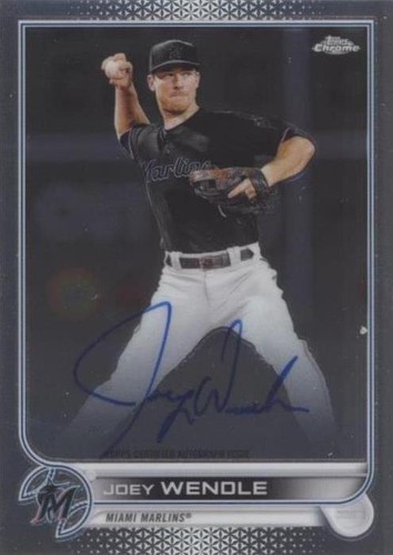 2022 Topps Chrome - Joey Wendle #CVA-JWE