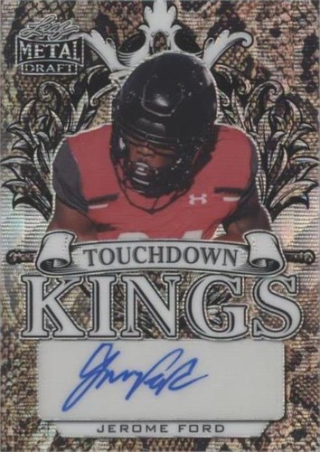 2022 Leaf Metal Draft Jerome Ford #TK-JF1