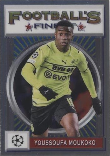 2021-22 Topps Finest Flashbacks UCL Youssoufa Moukoko #149