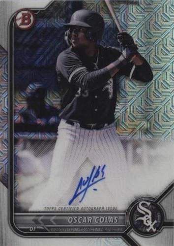 2022 Bowman Chrome - Oscar Colas #BCMA-OC