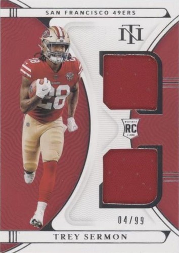 2021 Panini National Treasures Trey Sermon #RDM-24