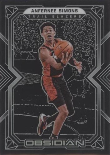 2021-22 Panini Obsidian - Anfernee Simons #105