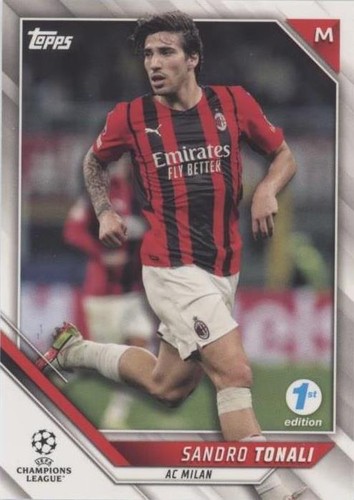 2021-22 Topps UCL Collection 1st Edition Sandro Tonali #165
