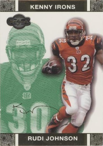 2007 Topps Co-Signers Kenny Irons Rudi Johnson #17