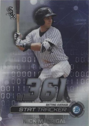 2019 Bowman Chrome - Nick Madrigal #ST-NM