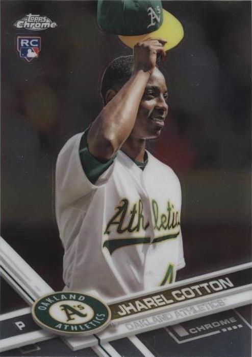2017 Topps Chrome - Jharel Cotton #80