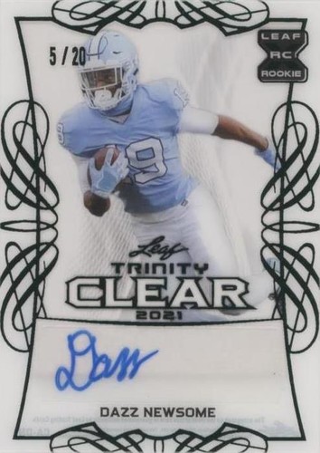 2021 Leaf Trinity Dazz Newsome #CA-DN1