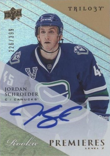 2013-14 Upper Deck Trilogy - Jordan Schroeder #147