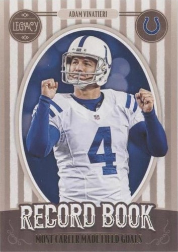 2019 Panini Legacy Adam Vinatieri #RB-AV
