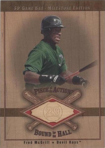 2001 SP Game Bat Edition Milestone - Fred McGriff #B-FM