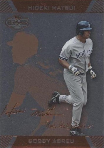 2007 Topps Co-Signers - Bobby Abreu Hideki Matsui #80