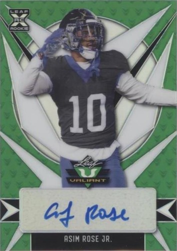 2021 Leaf Valiant Asim Rose Jr. #BA-ARJ
