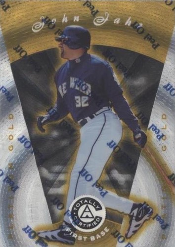 1997 Pinnacle Totally Certified - John Jaha #57