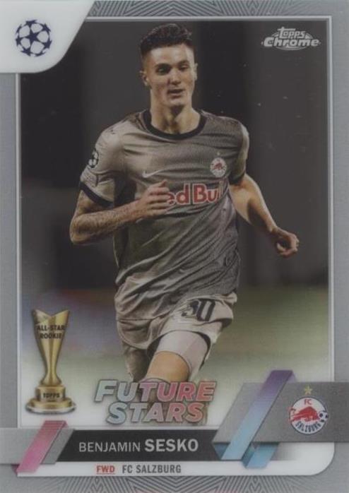 2022-23 Topps Chrome UEFA Club Competitions Benjamin Sesko #177