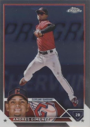 2023 Topps Chrome - Andres Gimenez #155