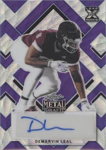 2022 Leaf Metal Draft DeMarvin Leal #BA-DL1