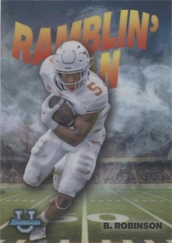 2022 Bowman University Chrome Bijan Robinson #RM-1