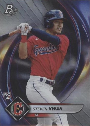 2022 Bowman Platinum Emerald Ice Foilboard /299 Steven Kwan