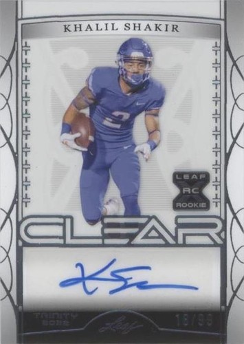 2022 Leaf Trinity Khalil Shakir #CA-KS1