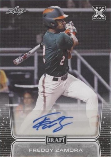 2020 Leaf Draft - Freddy Zamora #BA-FZ1