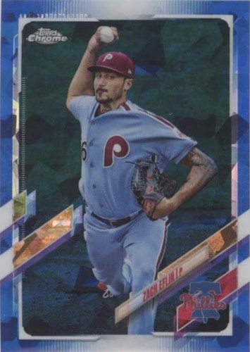 2021 Topps Chrome Sapphire Edition - Zach Eflin #460