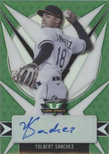2021 Leaf Valiant - Yolbert Sanchez #BA-YS1