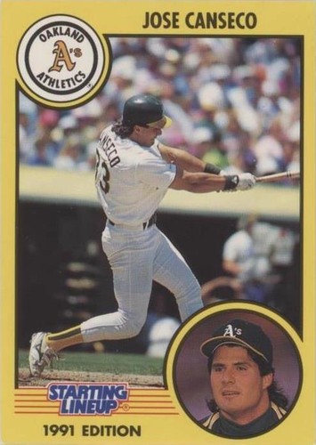 1991 Starting Lineup Cards - Jose Canseco #33