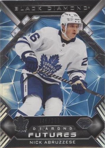 2022-23 Upper Deck Black Diamond - Nicholas Abruzzese #BDF-NA