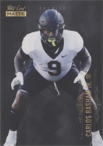 2021 Wild Card MATTE Carlos Basham Jr. #MBC-44