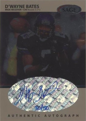 1999 SAGE D'Wayne Bates #A4